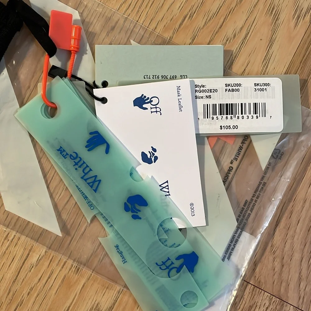 Off-white Virgil abloh face mask brand new with tags one size fits all